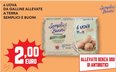 6 uova da galline allevate a terra