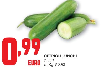 Cetrioli lunghi
