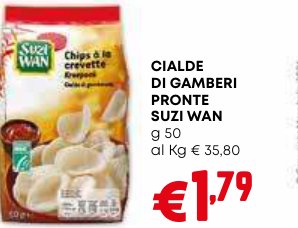 Cialde di gamberi pronte