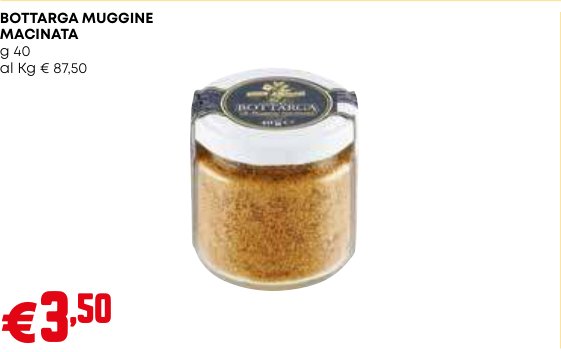 Bottarga muggine macinata