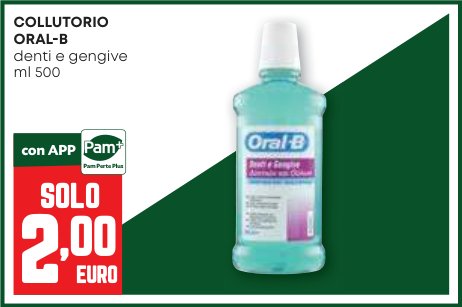 Collutorio Oral-B denti e gengive, 500 ml
