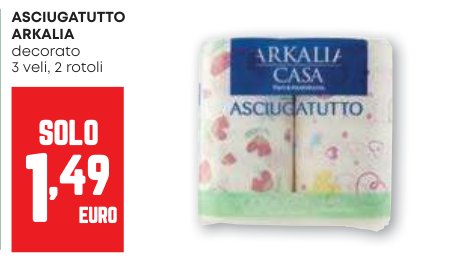 Asciugatutto decorato