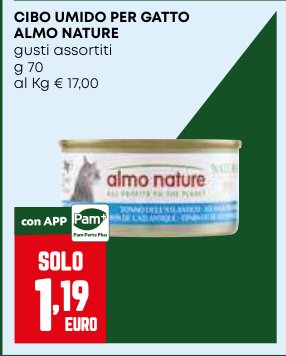 Cibo umido per gatto Almo Nature, gusti assortiti, 70 g