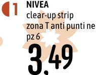 Clear-up strip zona T antipunti neri pz 6