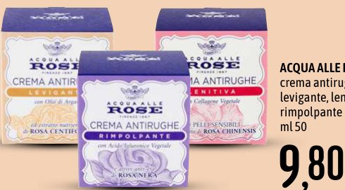 Crema antirughe levigante, lenitiva, rimpolpante ml 50