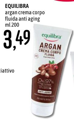 Argan crema corpo fluida anti aging 200 ml
