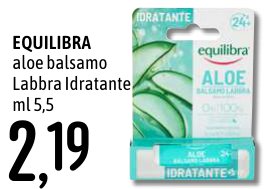 Aloe balsamo labbra idratante 5,5 ml