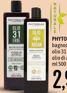 Bagnodoccia olio 31 erbe, olio di argan ml 500