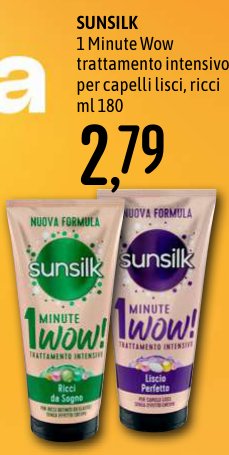 1 Minute Wow trattamento intensivo per capelli lisci, ricci ml 180