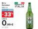 Birra Heineken in bottiglia