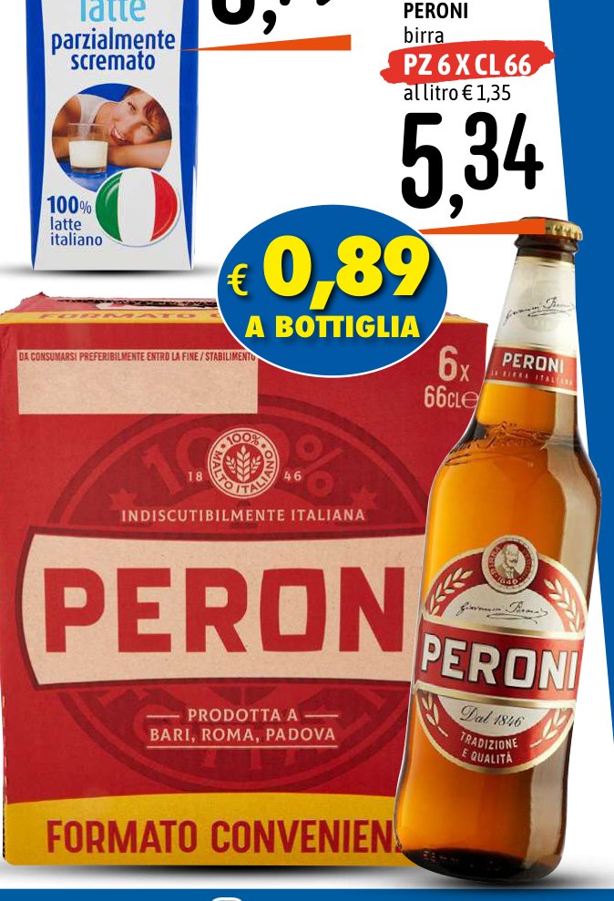 Birra, confezione da 6 bottiglie x 66 cl