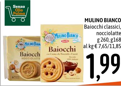 Baiocchi classici nocciolate