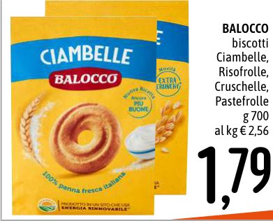 Biscotti Ciambelle, Risofrolle, Cruschelle, Pastafrolle