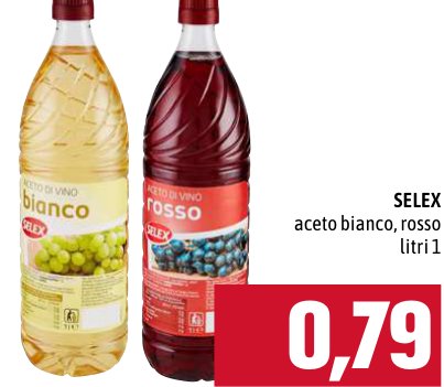 Aceto bianco, rosso litri 1