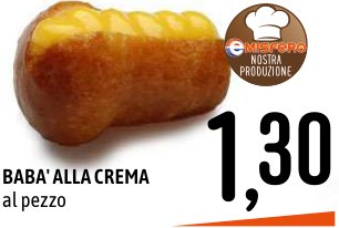 Babà alla crema al pezzo