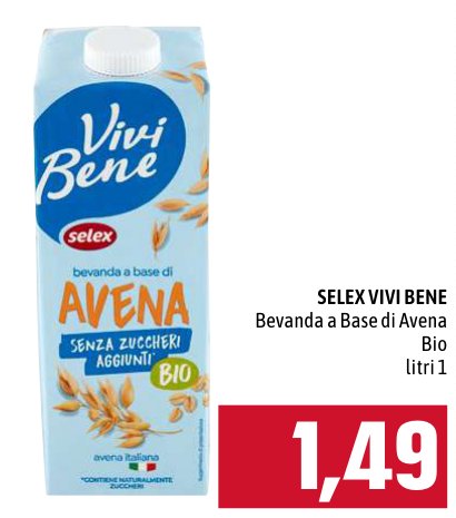 Bevanda a base di avena bio 1 litro