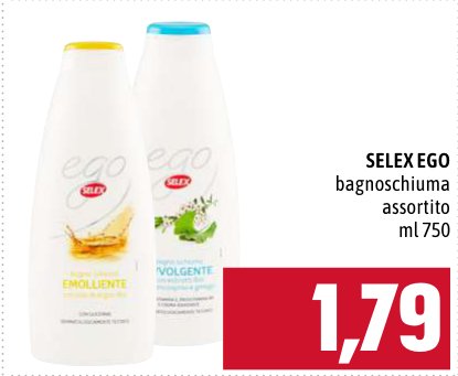 Bagnoschiuma assortito 750 ml