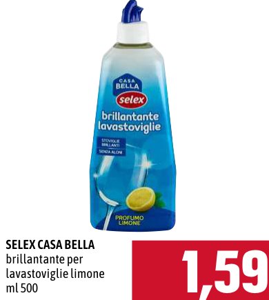 Brillantante per lavastoviglie Limone 500 ml