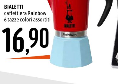 Caffettiera Rainbow 6 tazze colori assortiti