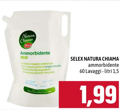 Ammorbidente eco 60 lavaggi 1,5 litri