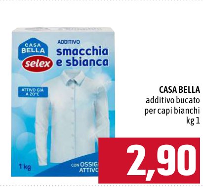 Additivo sbianca e smacchia per capi bianchi 1 kg