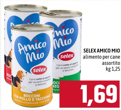 Alimento per cane assortito 1,25 kg