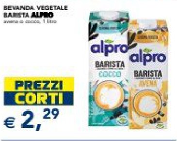 Bevanda vegetale Barista al gusto cocco, 1 litro
