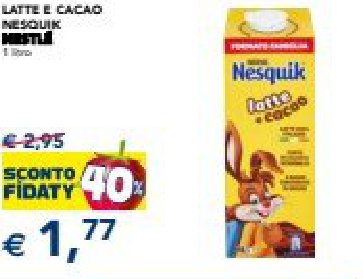 Latte e cacao Nesquik, 1 litro