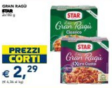 Gran Ragù Star 2 x 180 g