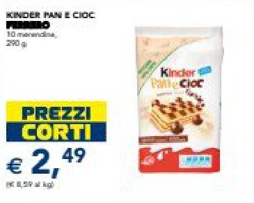 Kinder Pan e Cioc 10 merendine