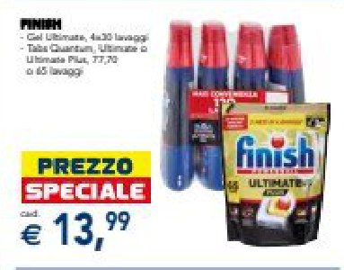 Detersivo lavastoviglie Finish assortimento