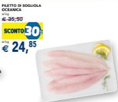 Filetto di sogliola oceanica
