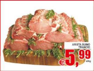 Arista suino trancio