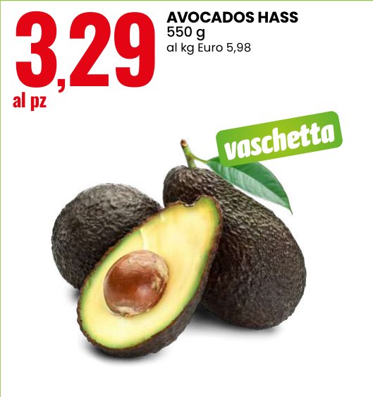 Avocados Hass 550 g