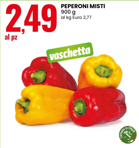 Peperoni misti 900 g