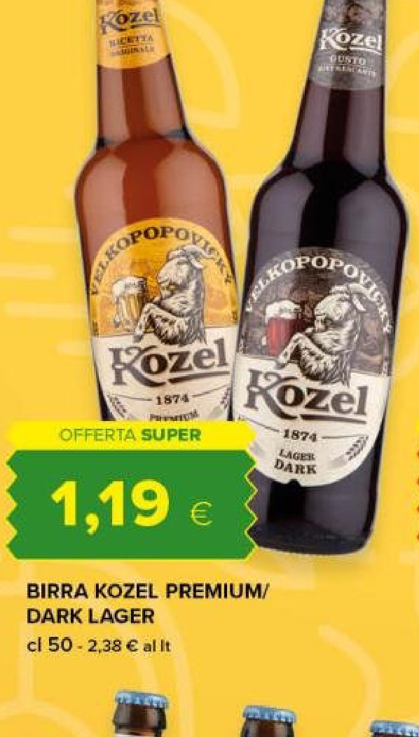 Birra Kozel Premium Dark Lager cl 50