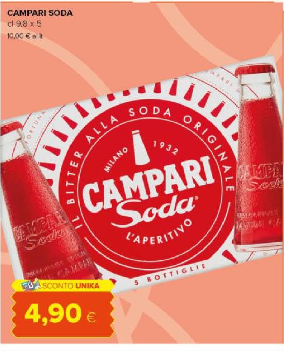 Campari Soda 5 bottiglie