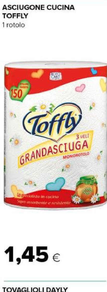 Asciugone cucina Toffly