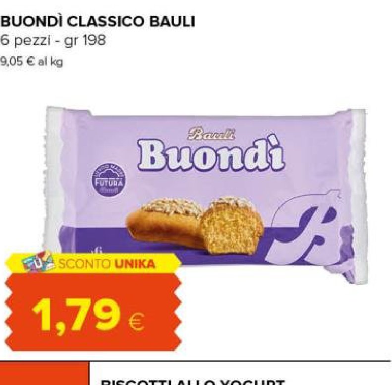 Buondì Classico Bauli 6 pezzi 198 g