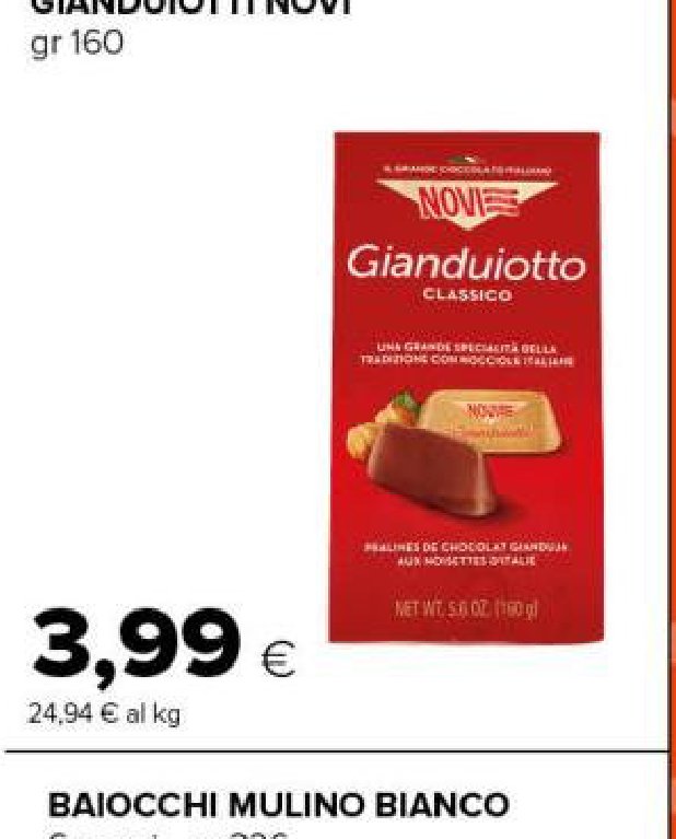 Gianduiotti Novi Classico 160 g