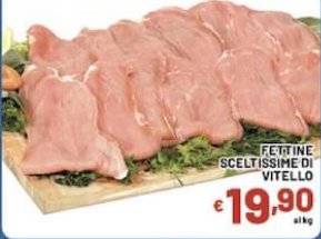 Fettine sceltissime di vitello