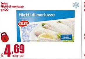 Filetti di merluzzo 400 g