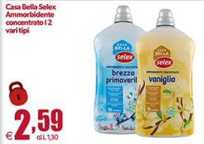 Ammorbidente concentrato 2 l vari tipi