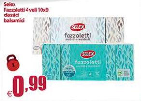 Fazzoletti 4 veli 10x9 classici balsamici