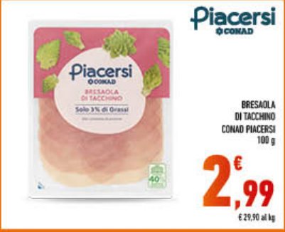 Bresaola di tacchino, 100 g