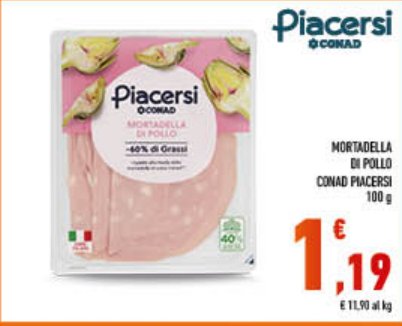 Mortadella di pollo, 100 g
