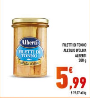 Filetti di tonno all'olio d'oliva Alberti 300 g