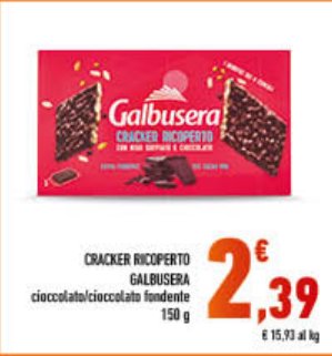 Cracker Ricoperto Cioccolato/Cioccolato Fondente