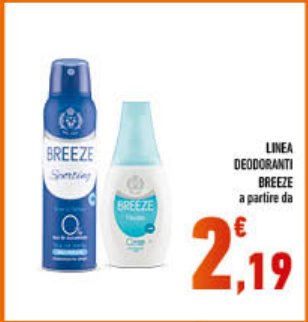 Deodoranti Breeze vari tipi