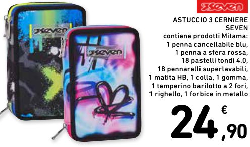 Astuccio 3 cerniere Seven